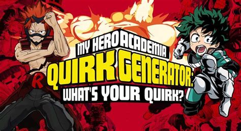 boku no hero quirk generator.